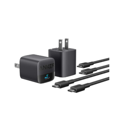 Anker 30W Charger with USB-C to USB-C Cable, 2-pack