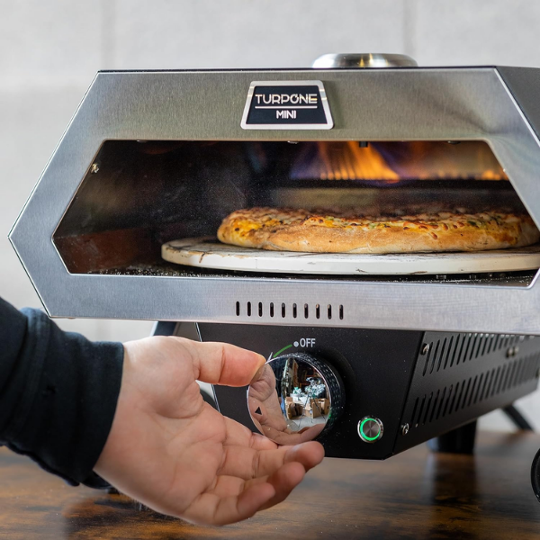 Turpone Portable Rotating Stone Pizza Oven, Outdoor