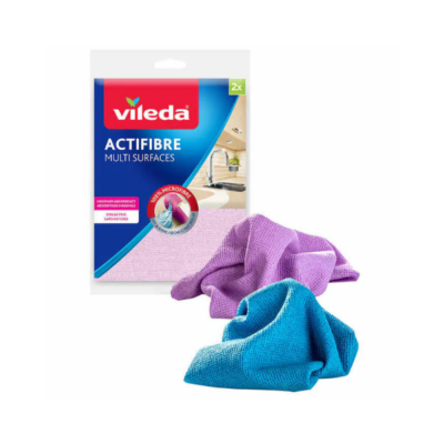 Vileda Actifibre Multi-Surface Cloths, 24-cloths