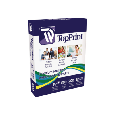 Premium Multi-use Top Print Paper, Letter, 97 Bright, 20 lb. 5000 Sheet