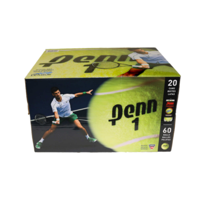 Penn Championship Tennis Balls – Extra Duty Felt Pressurized Tennis Balls- Pack of 60