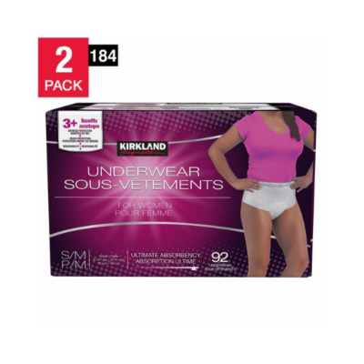 Kirkland Signature Women's Protective Underwear Pack of 2