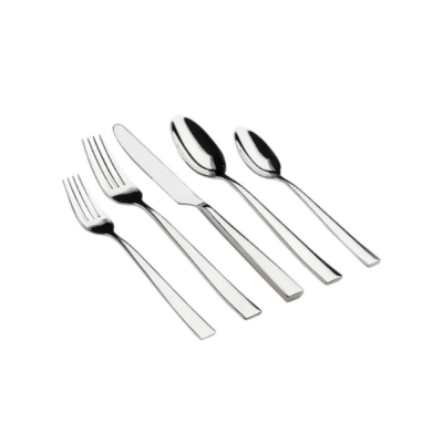 Gourmet Settings Resto Flatware Set, 60-Piece