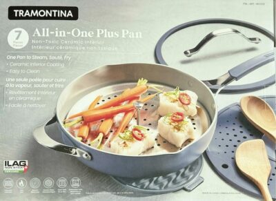 Tramontina ceramic non stick pan 5-quart all-in-one cookware Canada