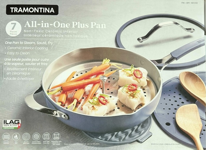 Tramontina ceramic non stick pan 5-quart all-in-one cookware Canada