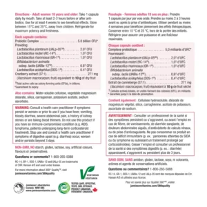 Jamieson Advanced Women's Probiotic with Cranberry