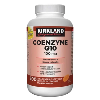 Kirkland Signature Coenzyme Q10 100 mg 300 softgels heart health supplement Canada
