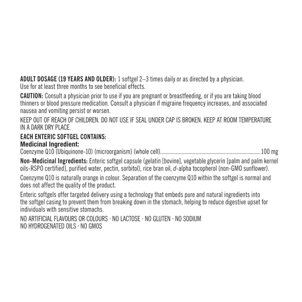 Kirkland Signature Coenzyme Q10 100 mg, 300 Clear Enteric Softgels
