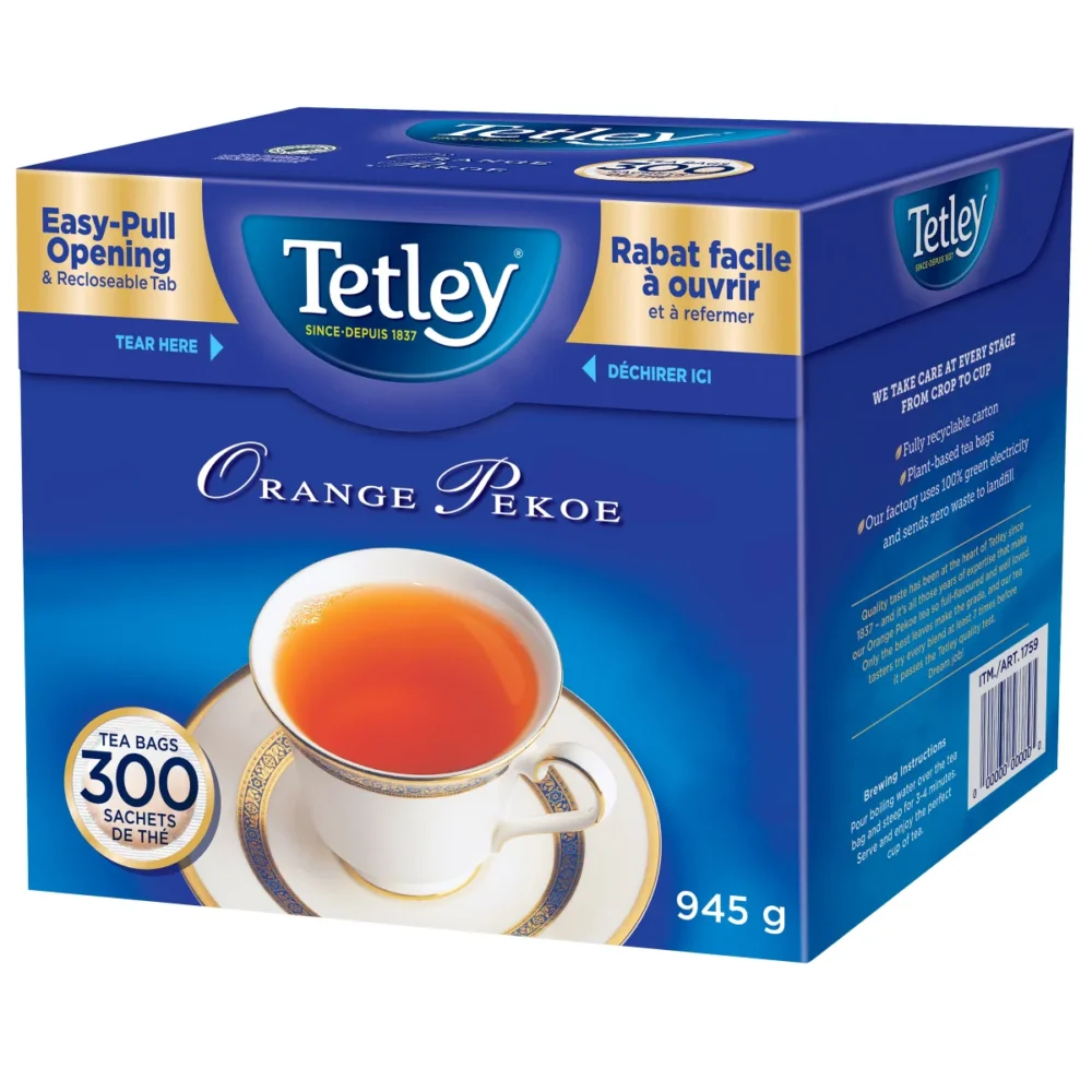 Tetley Orange Pekoe Tea 300-pack drawstring bags