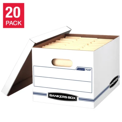 Fellowes Bankers Box Stor/File 20-Pack Storage Boxes
