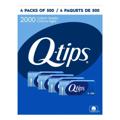 Q-tips Cotton Swabs 4-pack of 500 multipurpose cotton swabs Canada