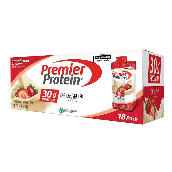Premier Protein Strawberry Shake 18x325 mL