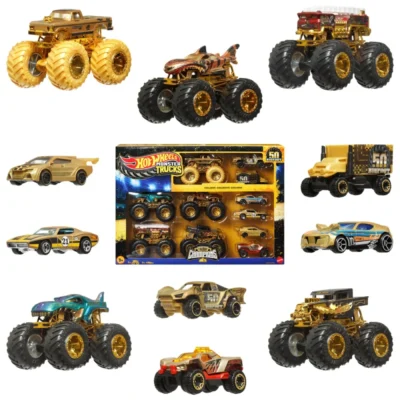 Hot Wheels Monster Truck Bigfoot gold multipack 1:64 scale Canada