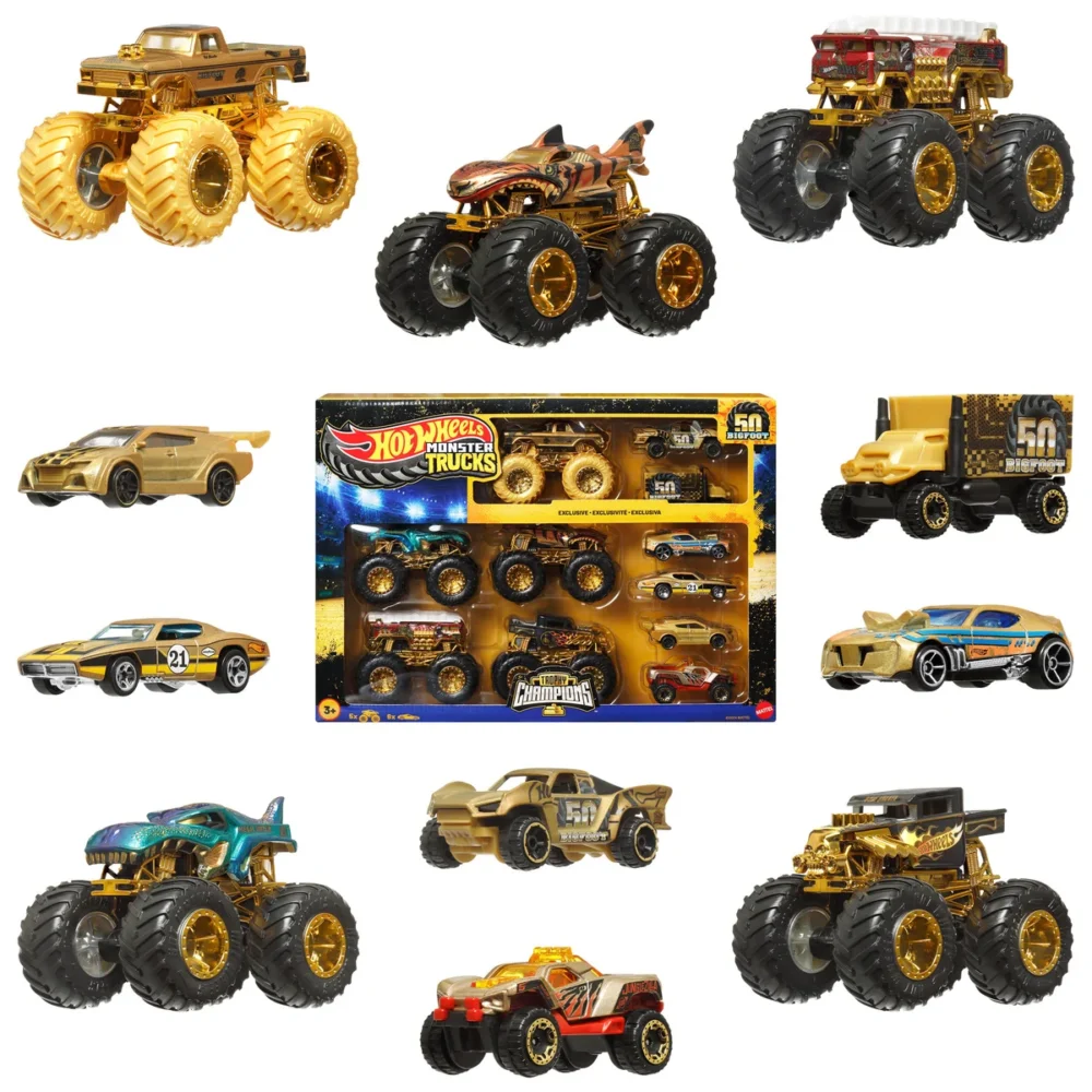 Hot Wheels Monster Truck Bigfoot gold multipack 1:64 scale Canada