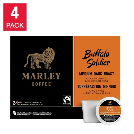 Marley Coffee Buffalo Soldier Medium Dark Roast K-Cup Pods