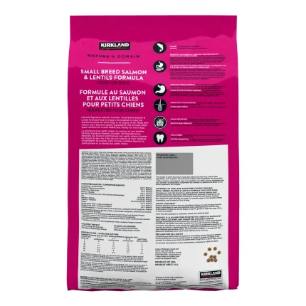 Kirkland Signature Nature’s Domain Small Dog Breed Salmon & Lentils Formula, 9.07 kg (19.9 lb.)