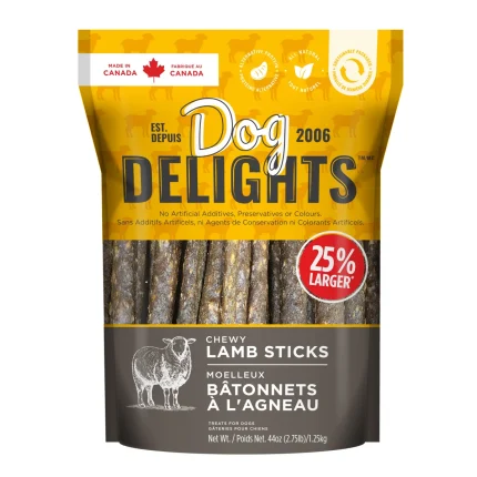 Chewy Lamb Sticks – all-natural dog treats for rewards and training