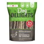 Dog Delights Chewy Duck Sticks, 1.25 kg (2.75 lb.) – all-natural dog treats