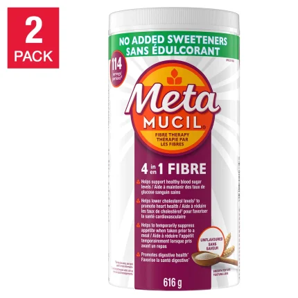 Metamucil 4-in-1 Psyllium Husk Fibre Supplement