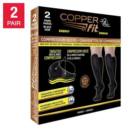Copper Fit Unisex Compression Socks