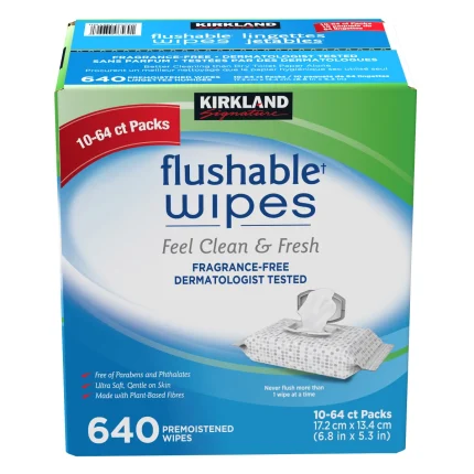 Kirkland Signature Flushable Wipes
