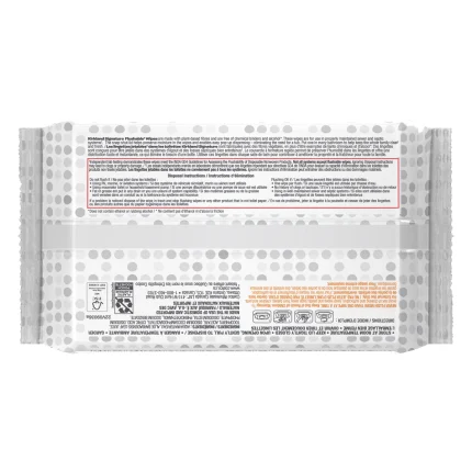 Kirkland Signature Flushable Wipes back details