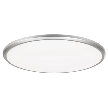 Luminus Thin LED Flush Mount Ceiling Light Silver