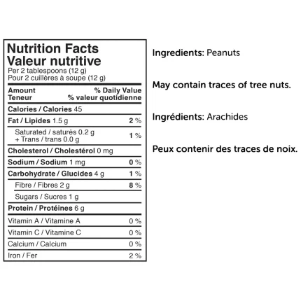 PB&Me powdered peanut butter mixed into smoothie