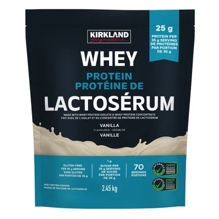 Kirkland Signature Whey Protein Powder Vanilla