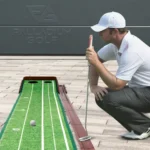 Palladium Golf Indoor Golf Putting Mat with detail