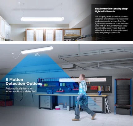 Feit Electric 4 ft. LED Motion Sensor Shop Light motion sensor