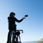 HoverAir X1 Promax Drone Bundle single click follow with bike