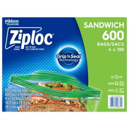 Ziploc Brand Sandwich Bags