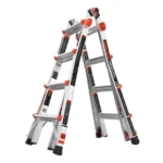 Little Giant MegaLite+ 18 ft. Multi-Position Aluminum Ladder With Levelers